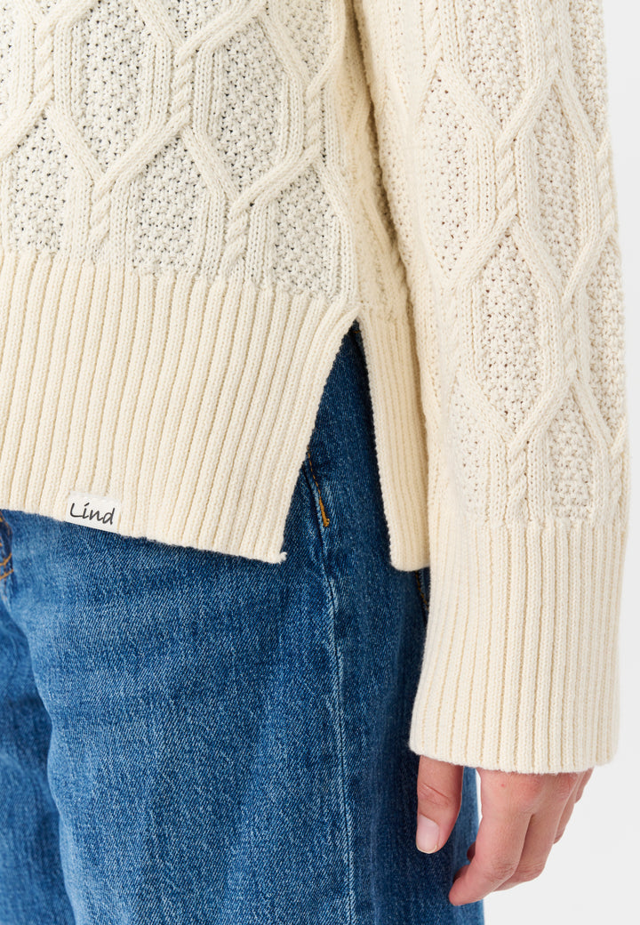 Lind LiCherie Knit Cardigan 1050 ECRÜ