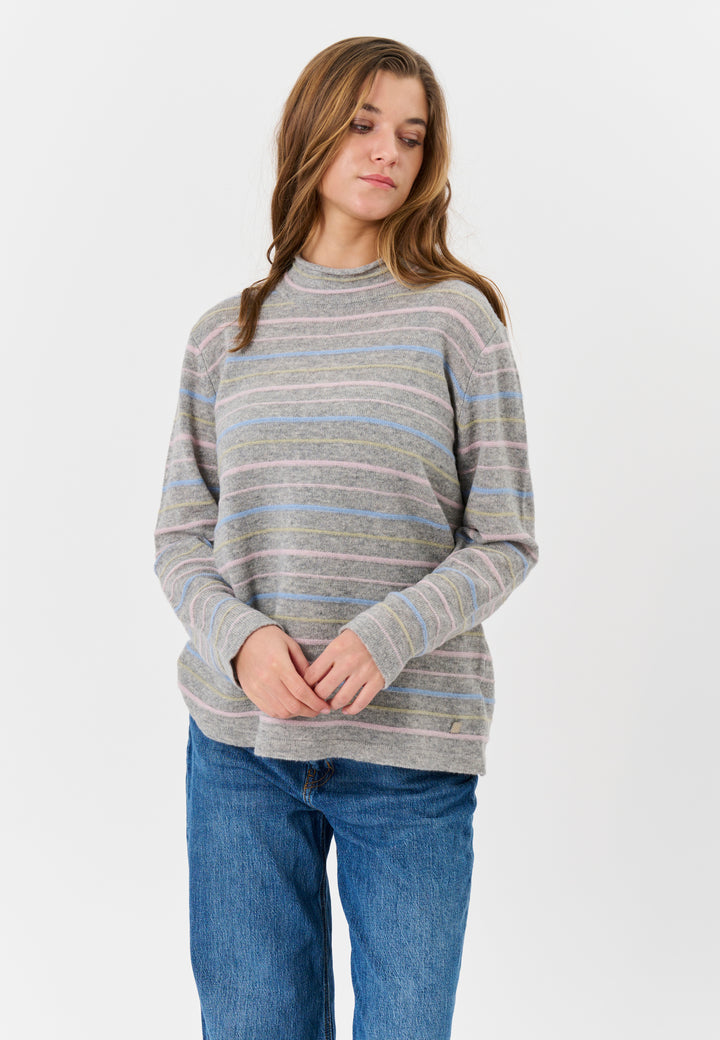 Lind LiKati Knit Pullover 9650 grey melange