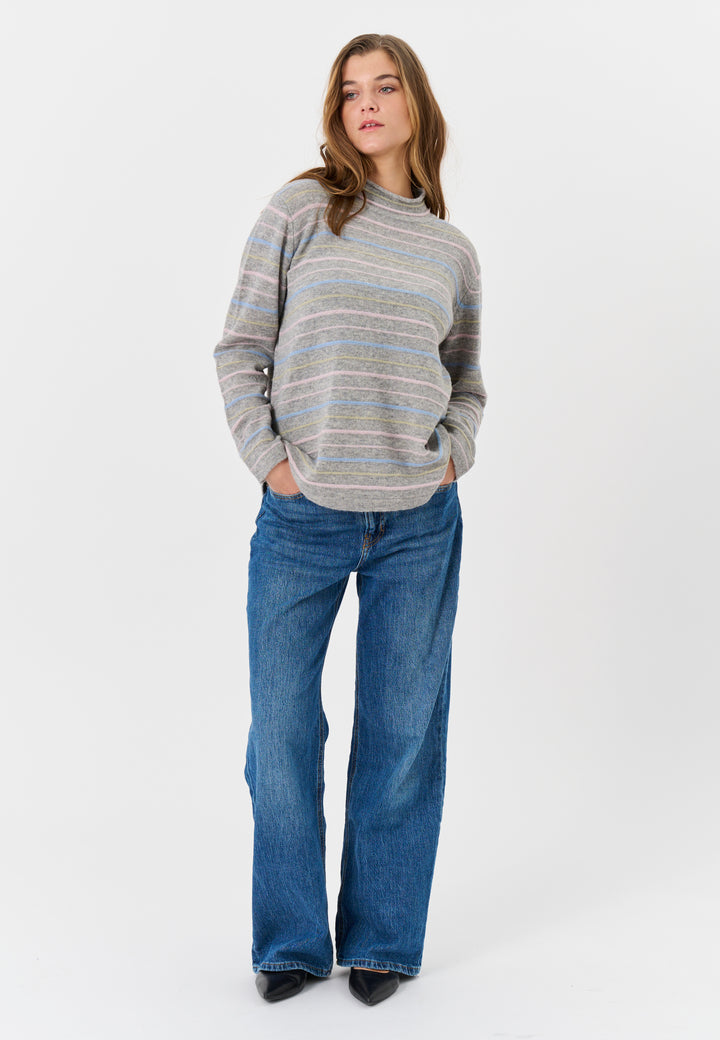 Lind LiKati Knit Pullover 9650 grey melange