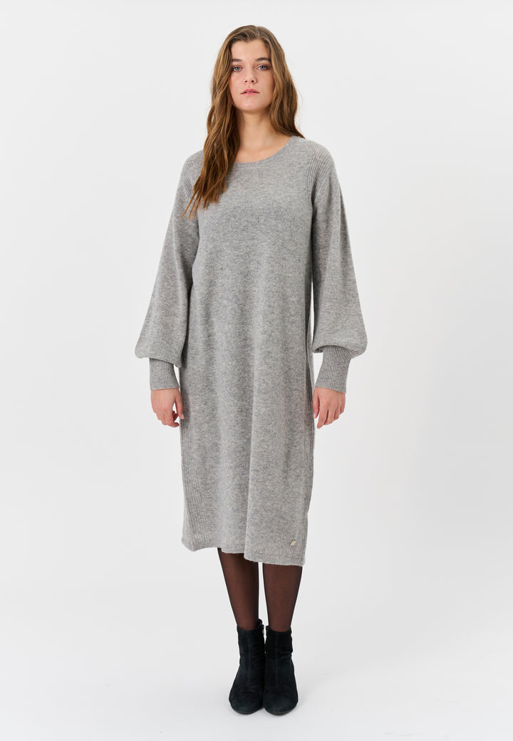 Lind LiKatrina Knit Dress 9650 grey melange