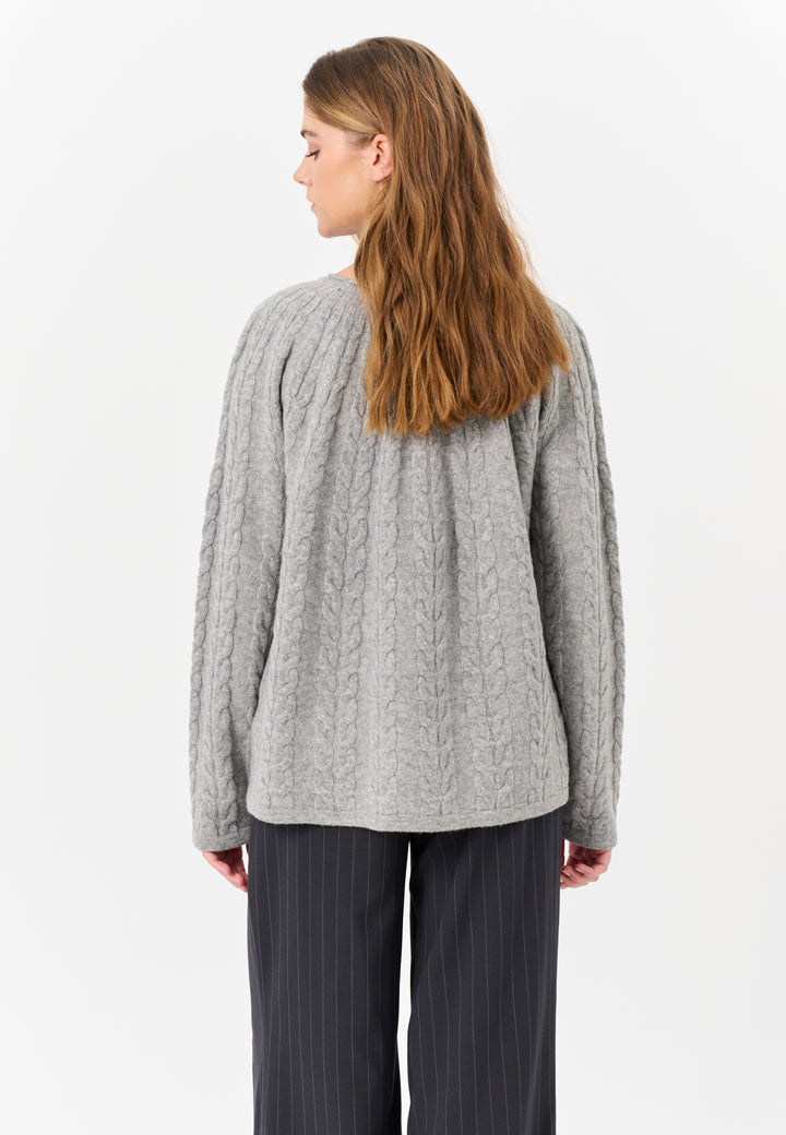 Lind LiKaya Knit Pullover 9650 grey melange