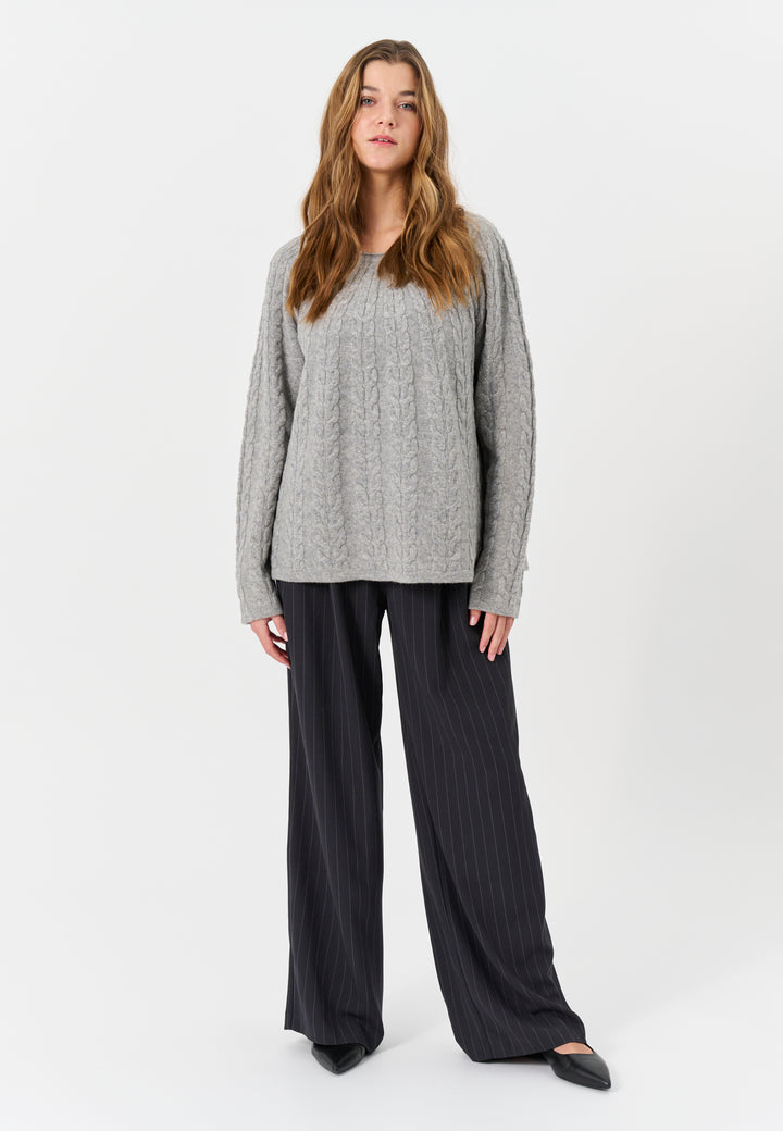 Lind LiKaya Knit Pullover 9650 grey melange