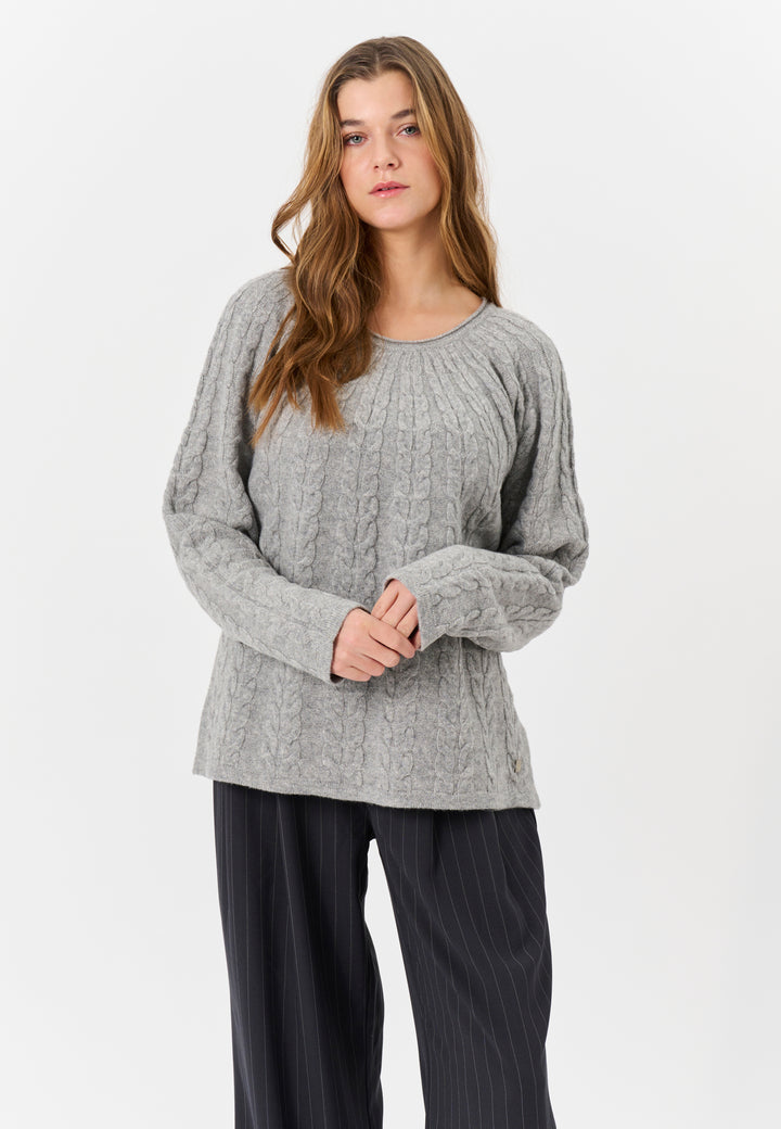 Lind LiKaya Knit Pullover 9650 grey melange