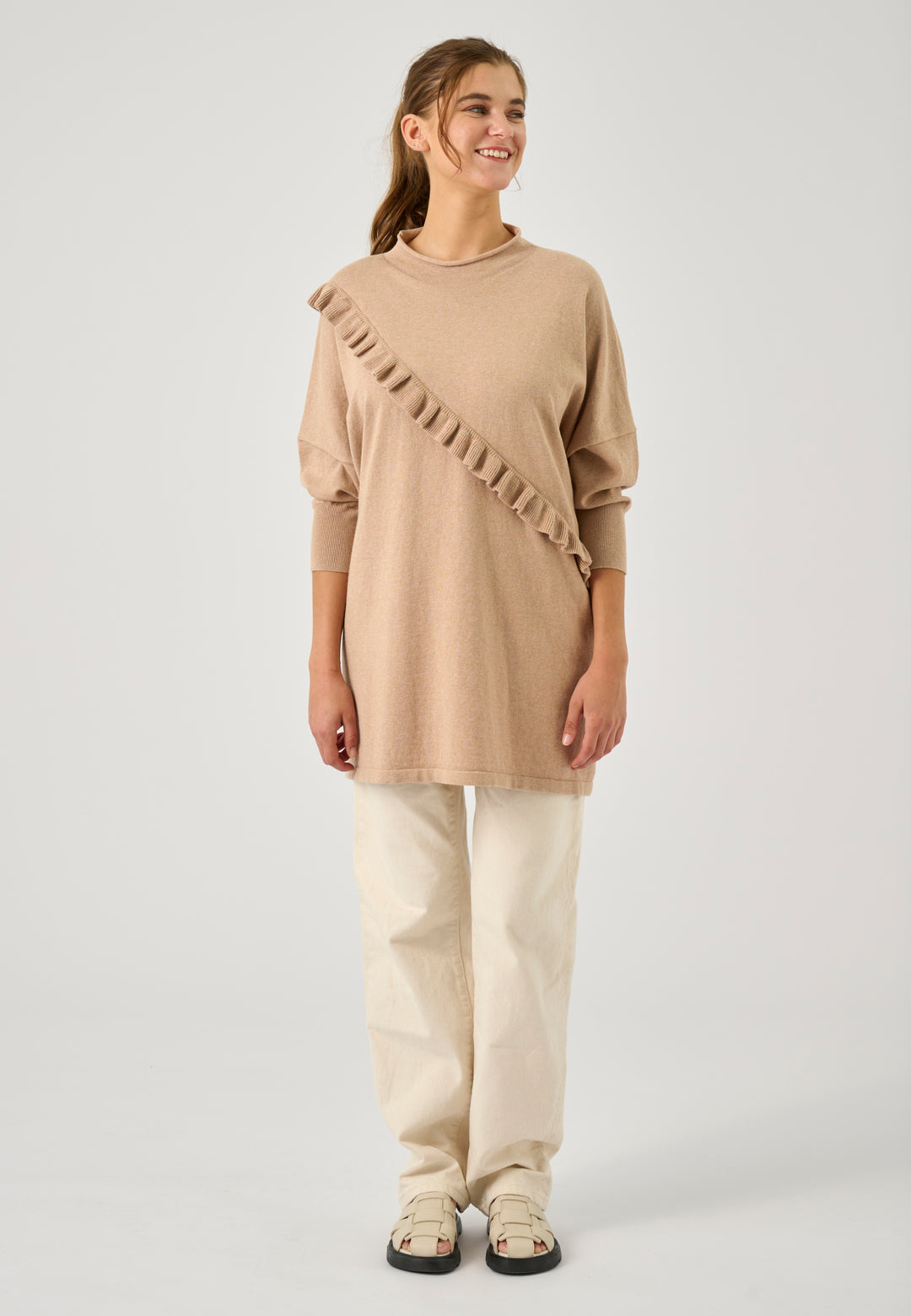 Lind LiLisbet Knit Pullover 1220 light camel melange