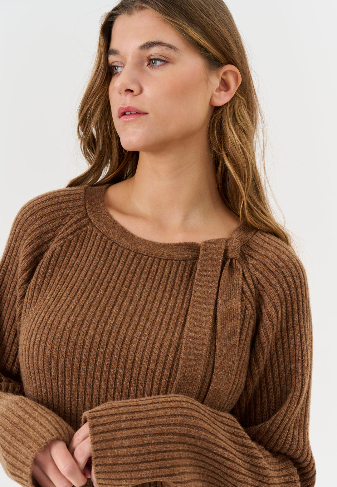 Lind LiMonica Knit Pullover 1655 brown melange