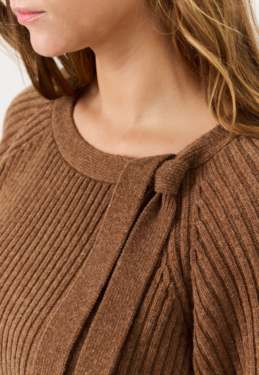 Lind LiMonica Knit Pullover 1655 brown melange