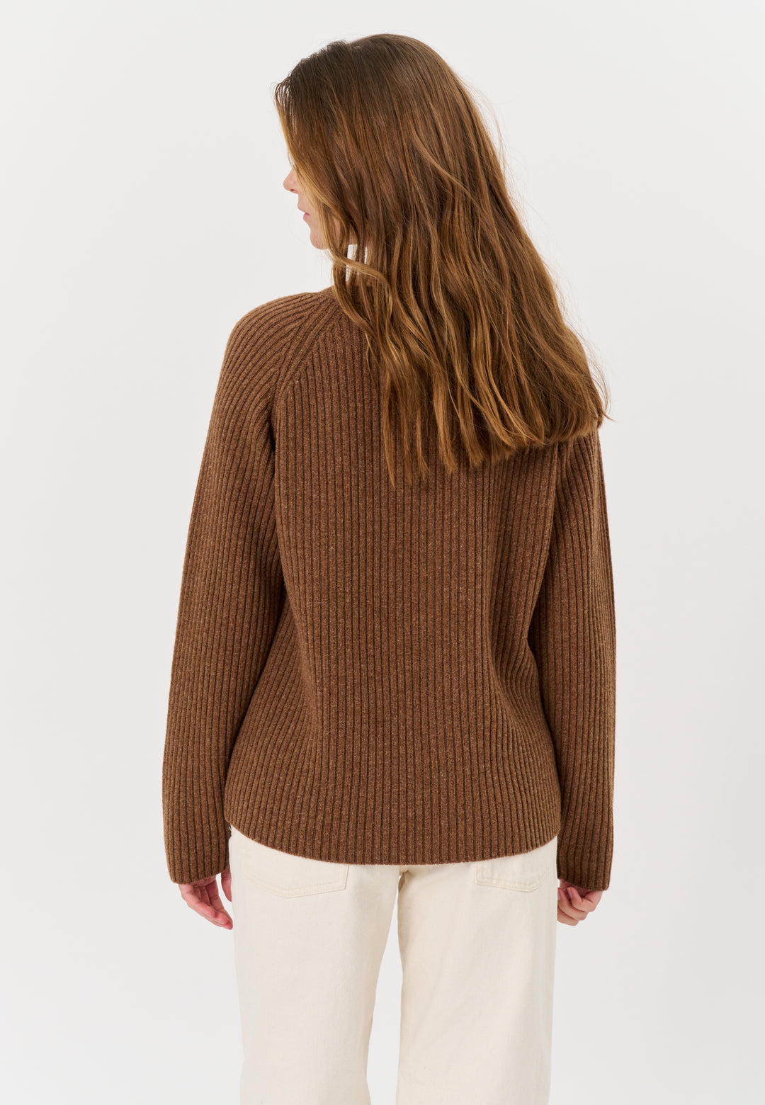 Lind LiMonica Knit Pullover 1655 brown melange