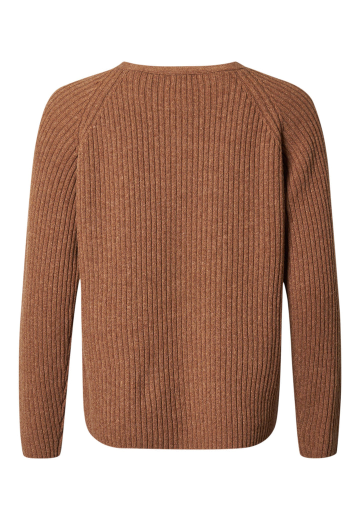 Lind LiMonica Knit Pullover 1655 brown melange